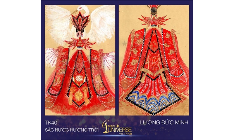 Bài thi của thí sinh học lớp 9 thắng giải bầu chọn 'Thiết kế trang phục dân tộc cho đại diện Việt Nam tại Miss Universe'
